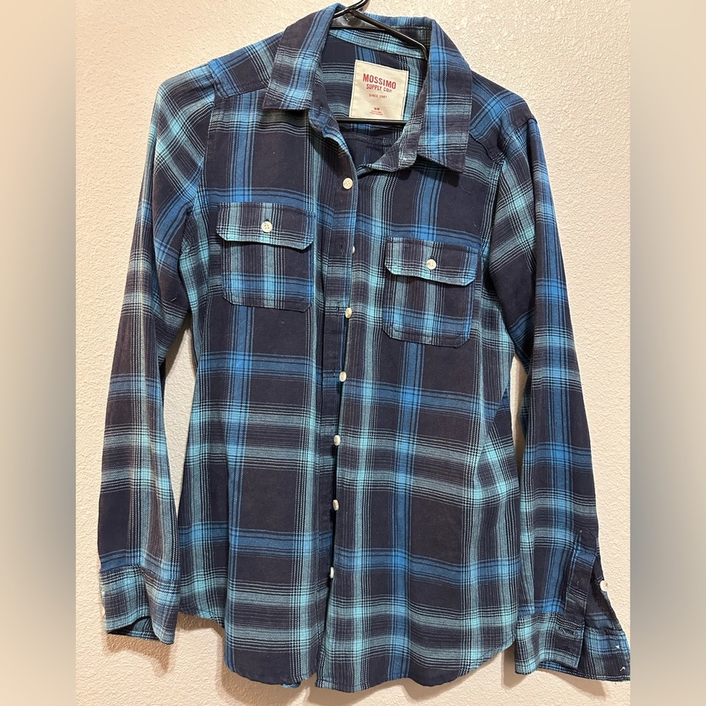 Mossimo blue flannel